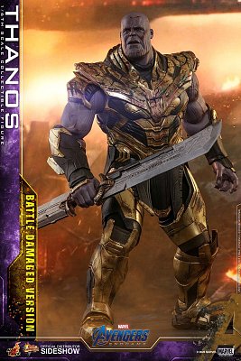 Avengers: Endgame Movie Masterpiece Akční figurka 1/6 Thanos Battle Damaged Version 42 cm